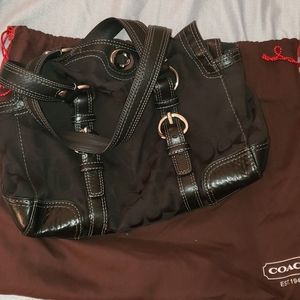 Black coach bag